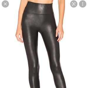 Spanx faux leather leggings size small